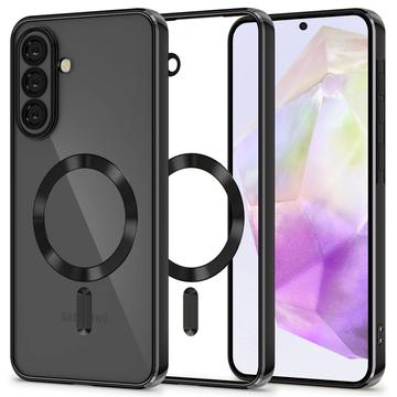 Samsung Galaxy A36 Tech-Protect MagFlex Cover - MagSafe-kompatibelt - klar / sort