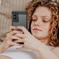 Samsung Galaxy A37 Børstet TPU Cover - Karbonfiber