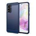 Samsung Galaxy A37 Børstet TPU Cover - Karbonfiber