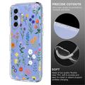 Samsung Galaxy A37 TPU-cover med blomstermønster - tusindfryd