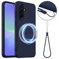 Samsung Galaxy A37 Liquid Silikone Cover - MagSafe Kompatibel - Mørkeblå