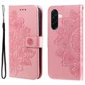Samsung Galaxy A37 Mandala Series Etui med Pung - Pink