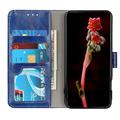 Samsung Galaxy A37 Pung Etui med Stativ - blå