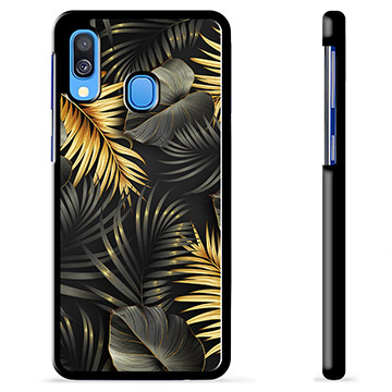 Samsung Galaxy A40 Beskyttende Cover - Gyldne Blade