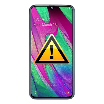 Samsung Galaxy A40 Opladerforbindelse Flex Kabel Reparation