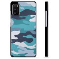 Samsung Galaxy A41 Beskyttende Cover - Blå Camouflage