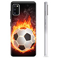 Samsung Galaxy A41 TPU Cover - Fodbold Flamme