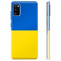 Samsung Galaxy A41 TPU Cover Ukrainsk Flag - Gul og lyseblå