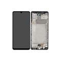 Samsung Galaxy A42 5G Skærm & For Cover GH82-24375A - Sort