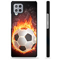 Samsung Galaxy A42 5G Beskyttende Cover - Fodbold Flamme