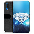 Samsung Galaxy A50 Premium Flip Cover med Pung - Diamant