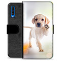 Samsung Galaxy A50 Premium Flip Cover med Pung - Hund