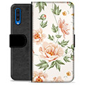 Samsung Galaxy A50 Premium Flip Cover med Pung - Floral