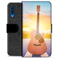 Samsung Galaxy A50 Premium Flip Cover med Pung - Guitar