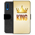 Samsung Galaxy A50 Premium Flip Cover med Pung - Konge