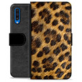 Samsung Galaxy A50 Premium Flip Cover med Pung - Leopard