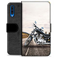 Samsung Galaxy A50 Premium Flip Cover med Pung - Motorcykel