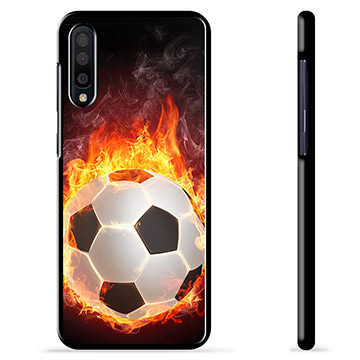Samsung Galaxy A50 Beskyttende Cover - Fodbold Flamme