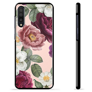Samsung Galaxy A50 Beskyttende Cover - Romantiske Blomster