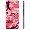 Samsung Galaxy A50 TPU Cover - Pink Camouflage