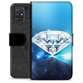 Samsung Galaxy A51 Premium Flip Cover med Pung - Diamant