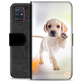 Samsung Galaxy A51 Premium Flip Cover med Pung - Hund