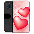 Samsung Galaxy A51 Premium Flip Cover med Pung - Kærlighed