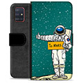 Samsung Galaxy A51 Premium Flip Cover med Pung - Til Mars