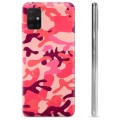 Samsung Galaxy A51 TPU Cover - Pink Camouflage