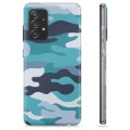 Samsung Galaxy A52 5G, Galaxy A52s TPU Cover - Blå Camouflage