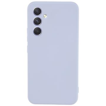 Samsung Galaxy A54 5G Anti-Fingeraftryk Mat TPU Cover - Lyselilla