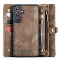 Samsung Galaxy A55 Caseme 008 2-i-1 Multifunktionel Pung - Brun