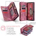 Samsung Galaxy A55 Caseme 008 2-i-1 Multifunktionel Pung - Rød