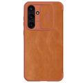 Samsung Galaxy A55 Nillkin Qin Pro Flip Cover - Brun