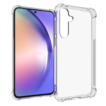 Samsung Galaxy A55 Stødsikkert TPU Cover - Gennemsigtig