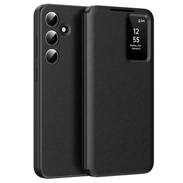 Samsung Galaxy A55 Smart Clear View Flip etui med kortplads