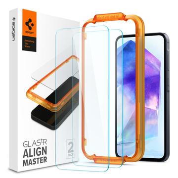 Samsung Galaxy A55 Spigen ALM Glas.tR Hærdet Glas - 2 Stk.