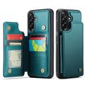 Samsung Galaxy A56 Caseme C22-etui RFID-kortpung - grøn