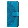 Samsung Galaxy A56 Mandala Series Etui med Pung - Blå