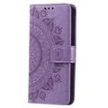 Samsung Galaxy A56 Mandala Series Etui med Pung - Lilla