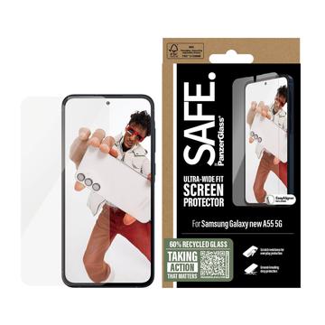 Samsung Galaxy A56 PanzerGlass Safe Ultra-Wide Fit Skærmbeskyttelse Hærdet Glas - 9H - Klar