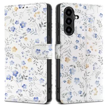 Samsung Galaxy A56 Tech-Protect Pung Cover med Magnet og Stativ - Forårsblomster