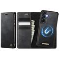 Samsung Galaxy A57 Caseme C49 2-i-1 aftagelig pungetui - MagSafe-kompatibel, RFID - Sort