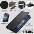 Samsung Galaxy A57 Caseme C49 2-i-1 aftagelig pungetui - MagSafe-kompatibel, RFID - Sort