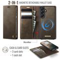 Samsung Galaxy A57 Caseme C49 2-i-1 aftagelig pungetui - MagSafe-kompatibel, RFID - Kaffe