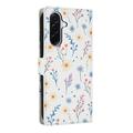 Samsung Galaxy A57 Rhombisk Blomsterpung - farverige blomster