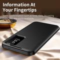 Samsung Galaxy A57 Smart Clear View Flip etui med kortplads - Sort