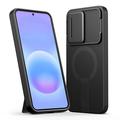 Samsung Galaxy A57 Tech-Protect Kevlar Aura Cover - MagSafe-kompatibel - Sort / Orange