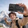 Samsung Galaxy A57 Tech-Protect Kevlar Cam+ 2-sæt cover - skærmbeskytter, kamerabeskytter, stativ - sort