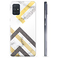 Samsung Galaxy A71 TPU Cover - Abstrakt Marmor